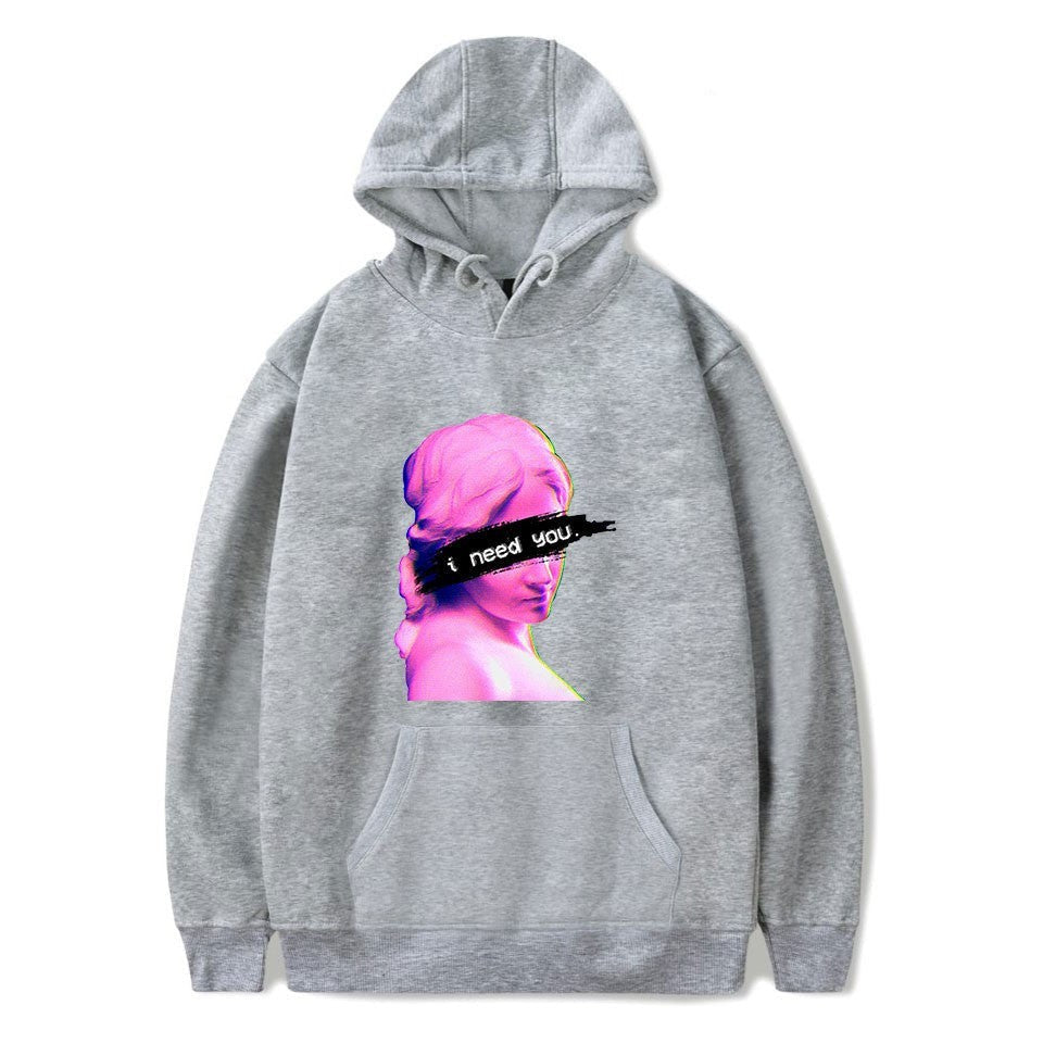 I Need You Aesthetic Statue Hoodie