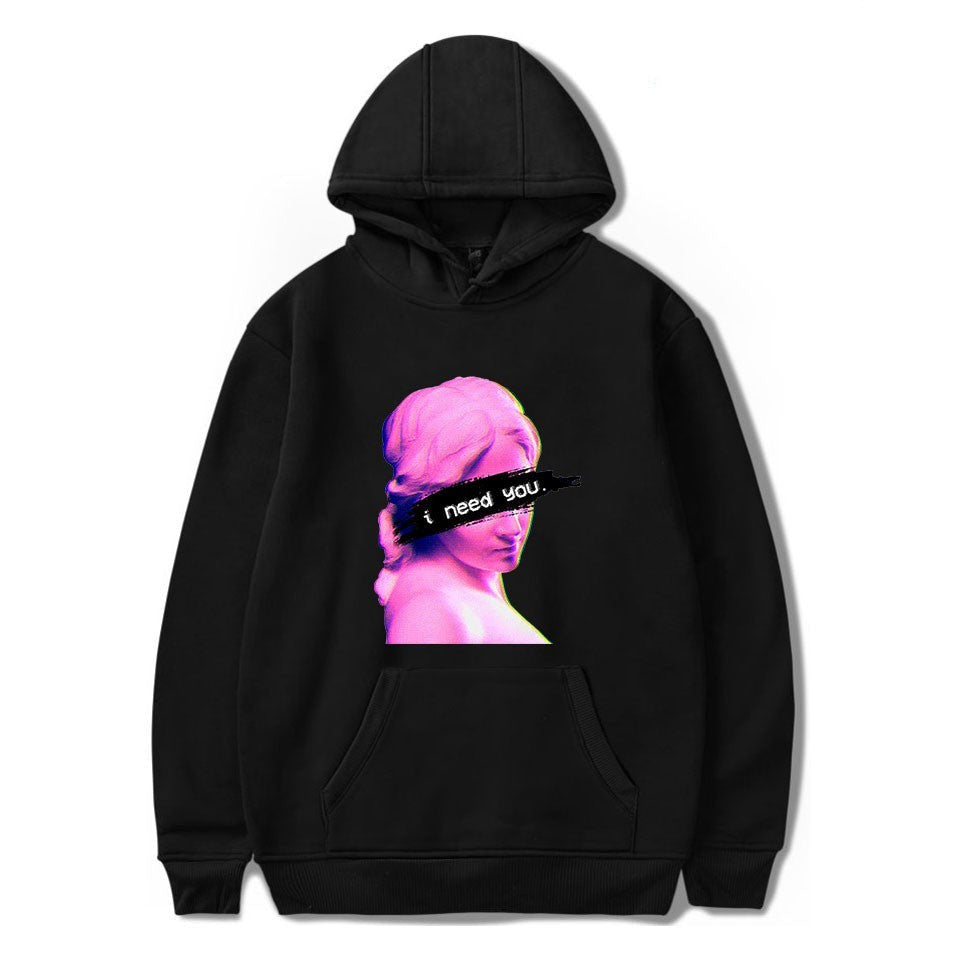 I Need You Aesthetic Statue Hoodie
