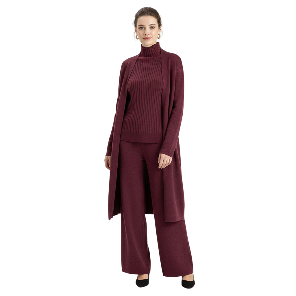Knitted Lounge Trio Set