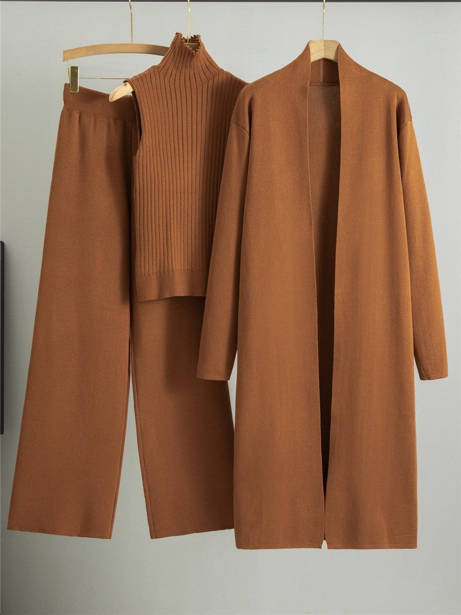 Knitted Lounge Trio Set