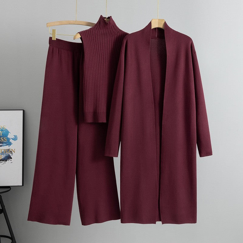 Knitted Lounge Trio Set