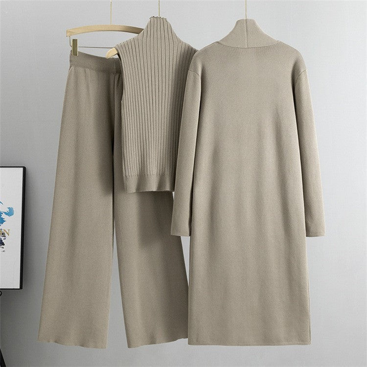 Knitted Lounge Trio Set