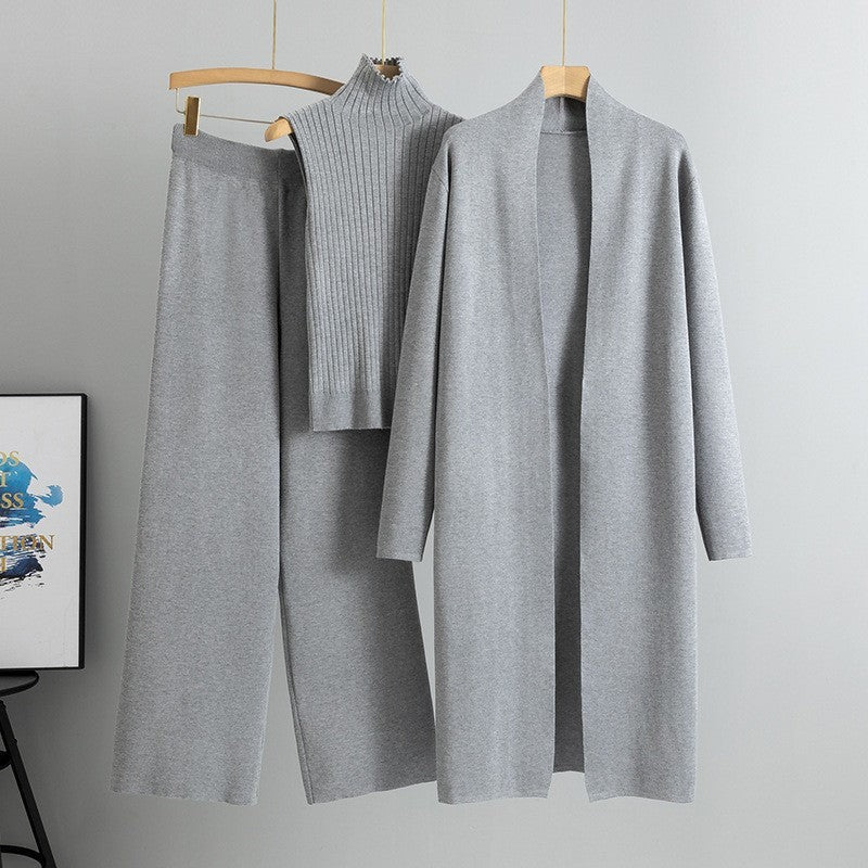Knitted Lounge Trio Set