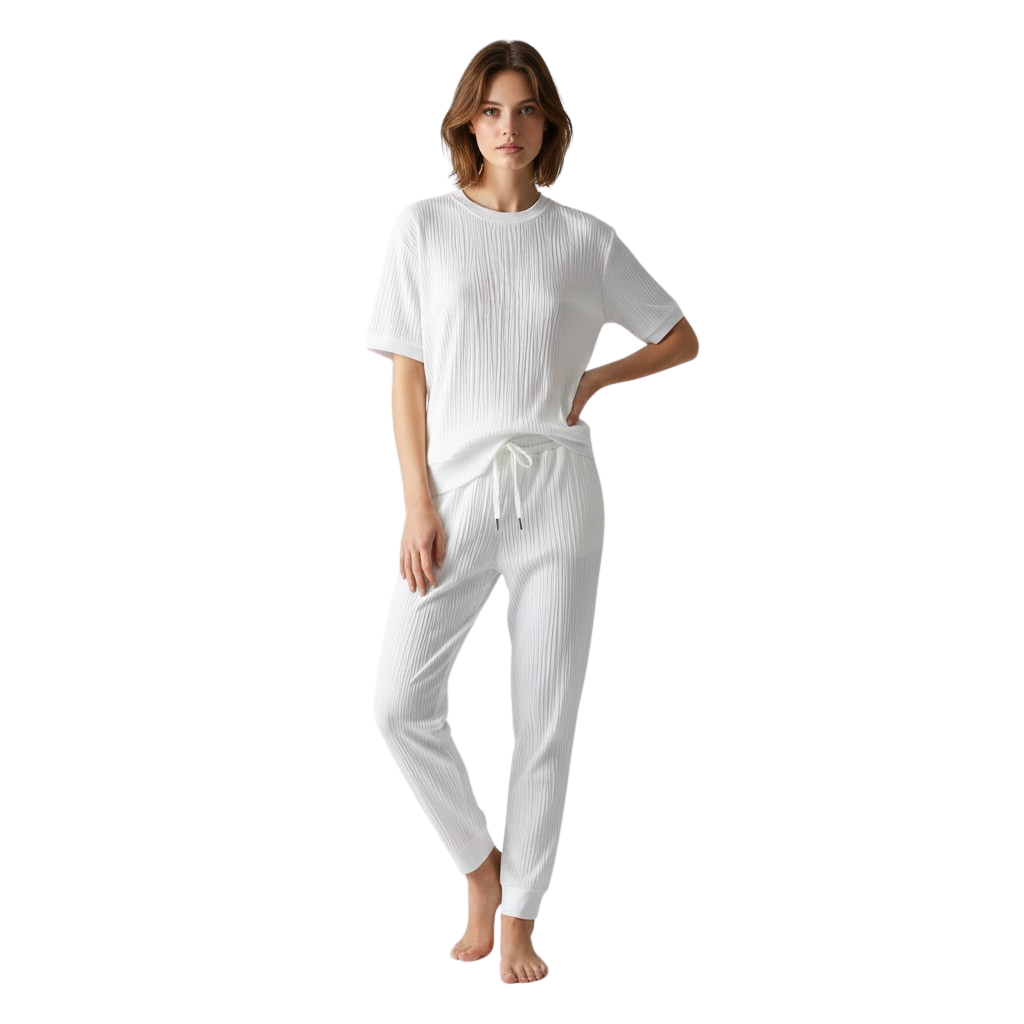 Rib Knit Loungewear Set