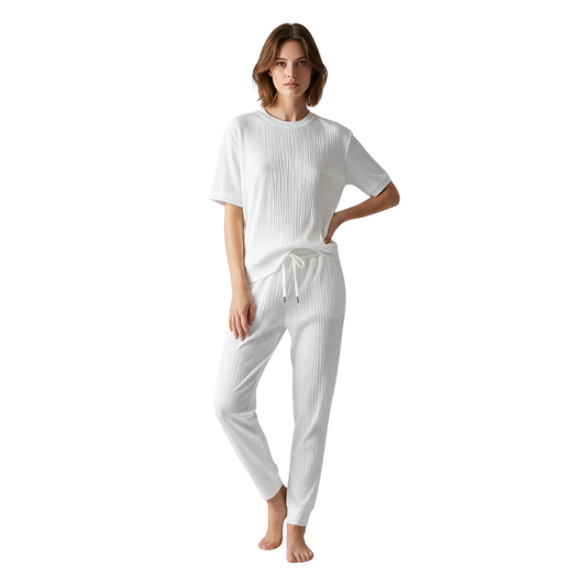 Rib Knit Loungewear Set