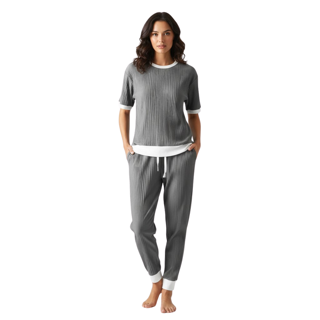Rib Knit Loungewear Set